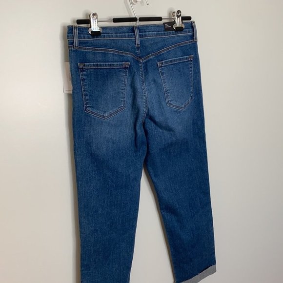 J Brand Women Ruby High-Rise Cropped Cigarette Medium Wash Denim Jeans Size 10 - Picture 7 of 12